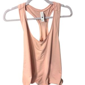 NWT all in motion pink  Scoop Neck Racerback Tank 3x  cute soft